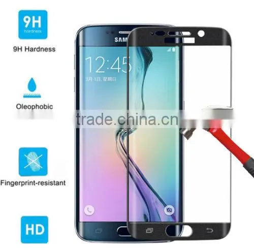 For Galaxy S6 Edge Screen Protector, Full Screen Premium Tempered Glass Screen Protector Film for Galaxy S6 Edge