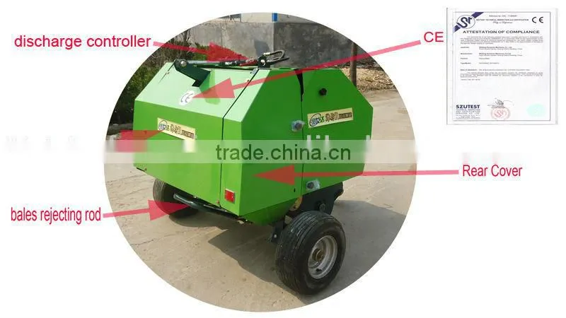 hay and straw baler machine