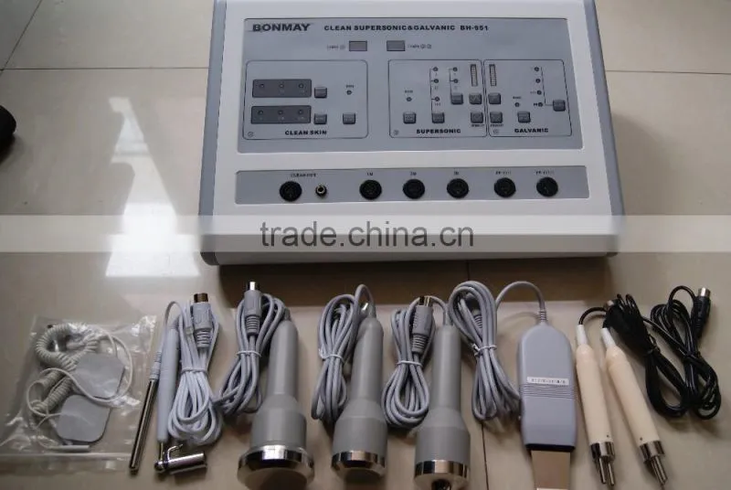 BH-951 portable 4 in 1multifunctional beauty machine 1Mhz ultrasound wave removal clear skin & face peeling skin beauty device