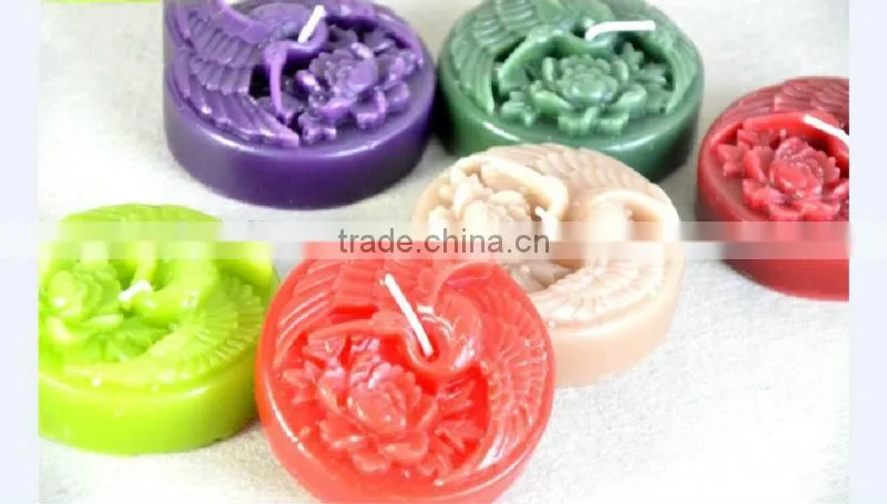 dried flower candles