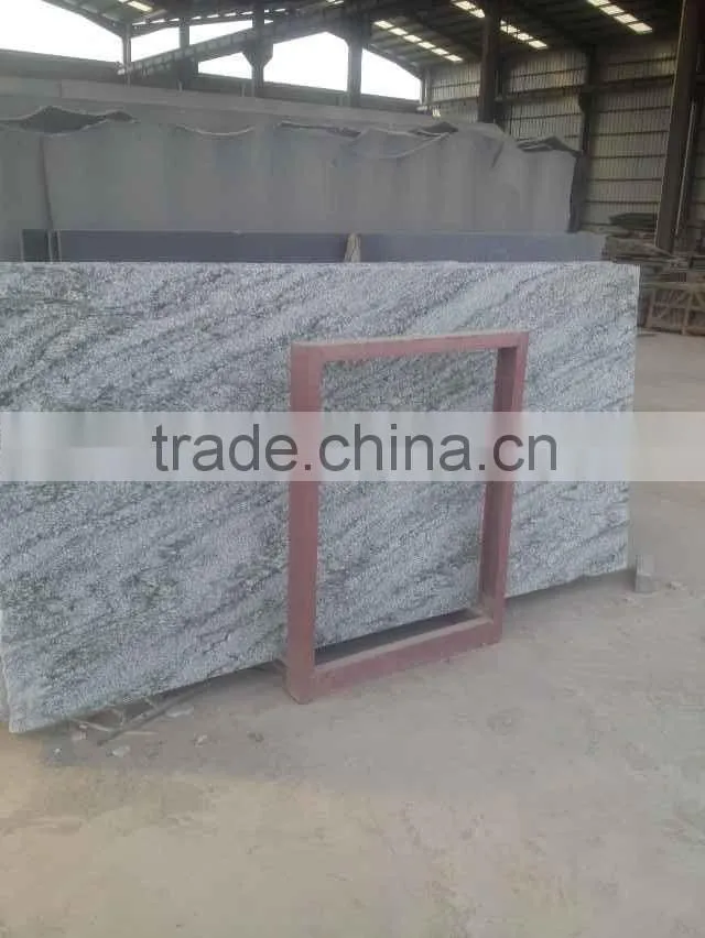 2015 hot sale polished muliticolor green granite tile