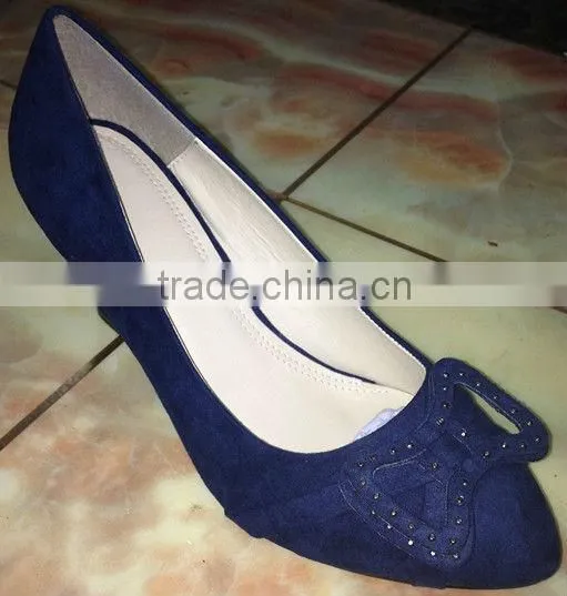 Fashion girls wedge shoes close toe no heel wedge shoe women wedge shoe 2013 XT08-P102055