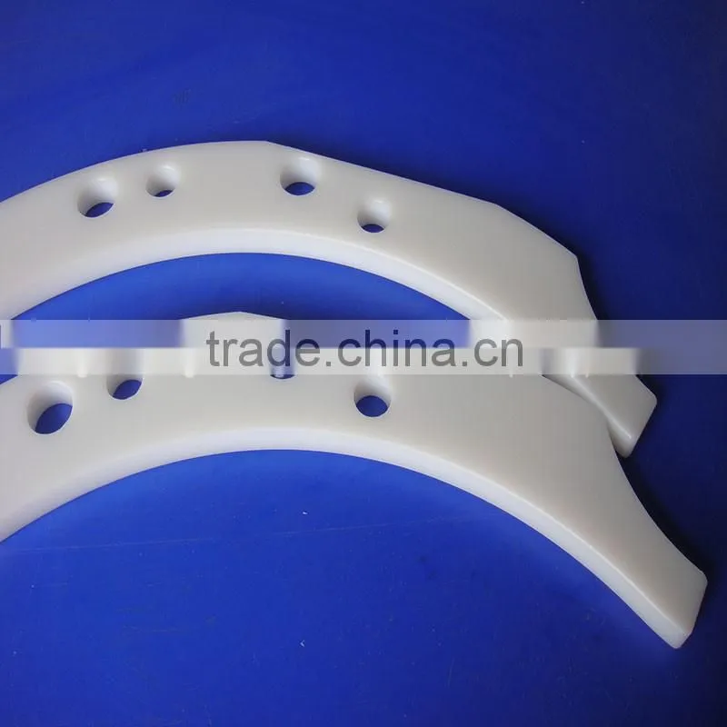 wholesale high quality white CNC machining PE1000 plastic part