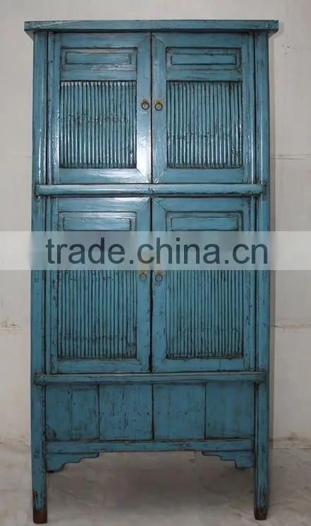 chinese antique white big cabinet