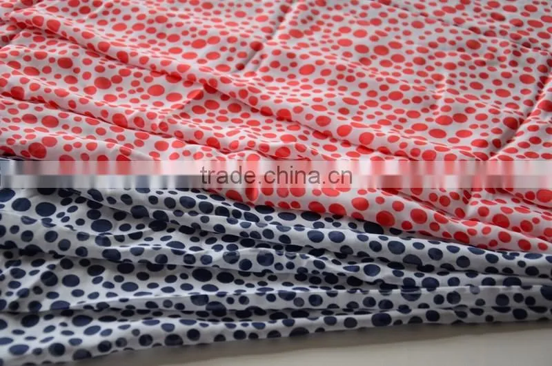 dot printing polyester 150D chiffon fabric
