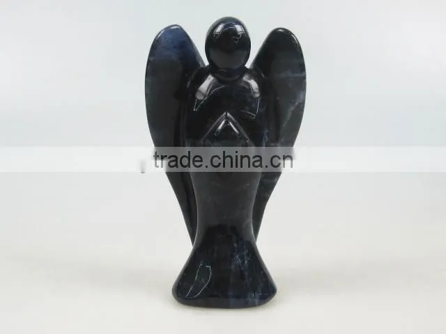 Wholesale AB grade gemstone angel sculptures for sale