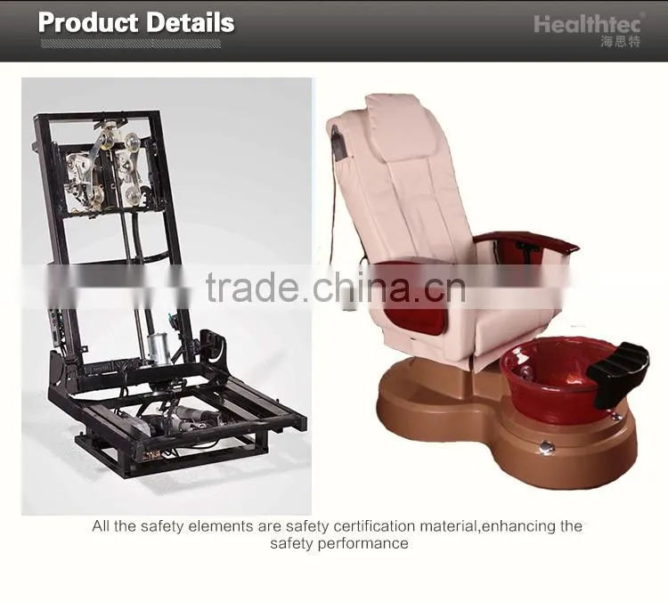 beauty salon FRP basin red chair
