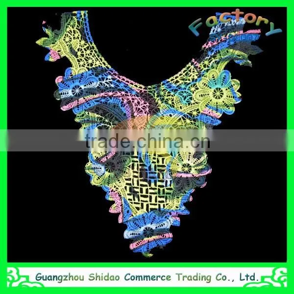 2016 hot sale wholesale african dubai 3D flower lace fabric for weeding dress