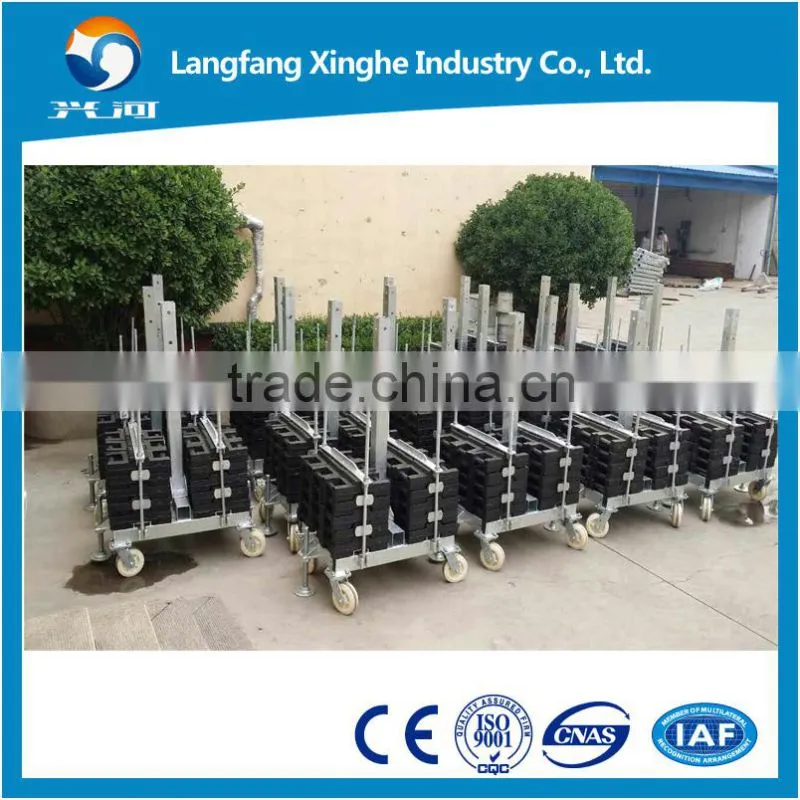 zlp630-A aluminium alloy construction elevator platform / hanging elevator platform for sale