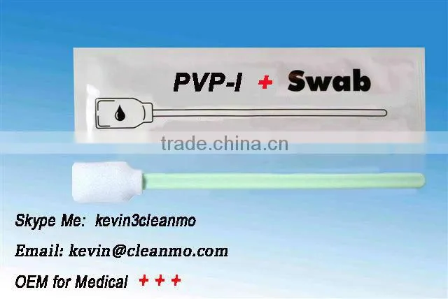 PVP-I (Povidone Iodine) IPA swab applicator