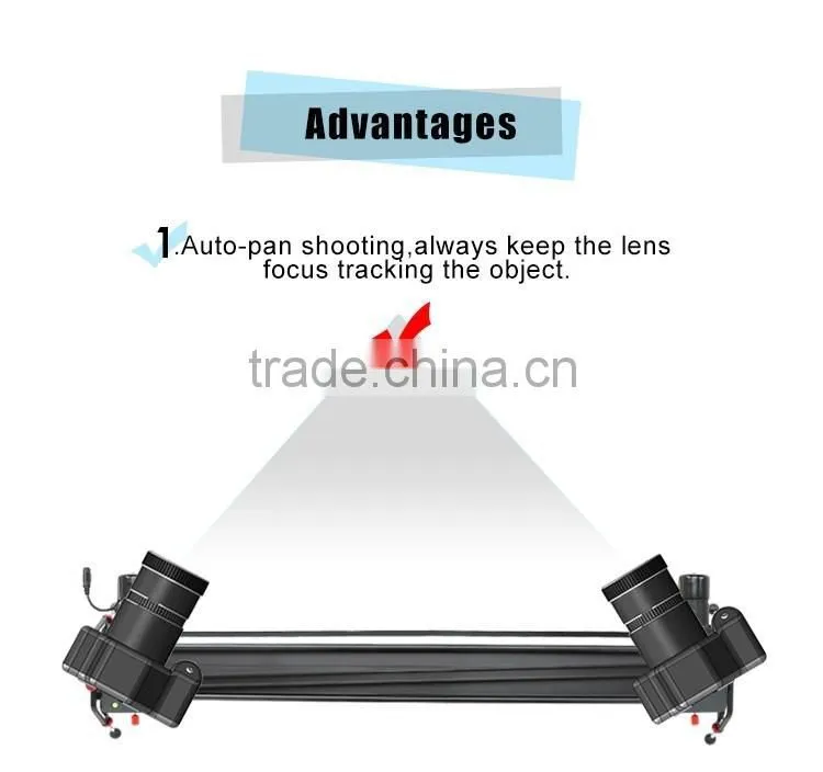 Top sale factory cheapest motorized video camera slider 120cm with timelapse time delay controller