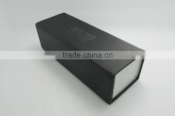 black embossed print popular eyeglasses packing box