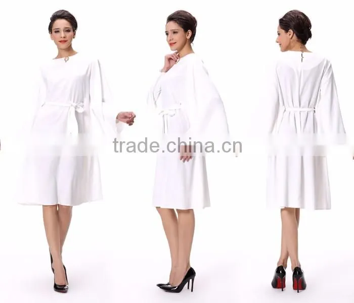 Wholesale Women Long Sleeve Girl White Shirt Tops in Guanghzhou