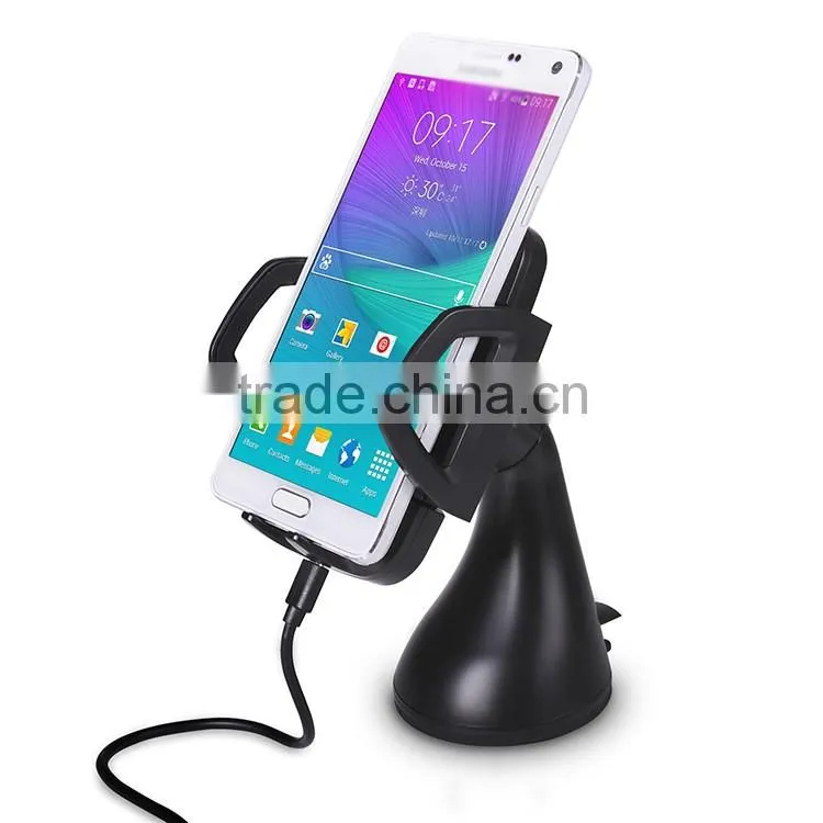 3 coils wireless car charger big wireless charger area for universal smart phone
