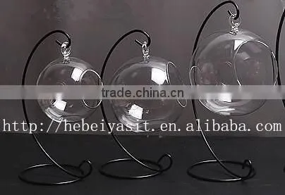 Hot! Yasit cheap clear glass hanging vase direct from factory