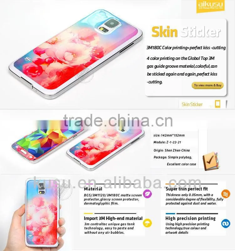 For newest galaxy s5!crystal epoxy stickers