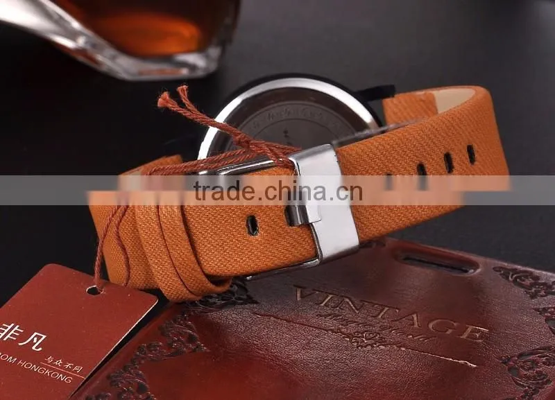 OEM ODM Order Leather Strap Customized Company Logo Fashion Man Wrist Watch Custom