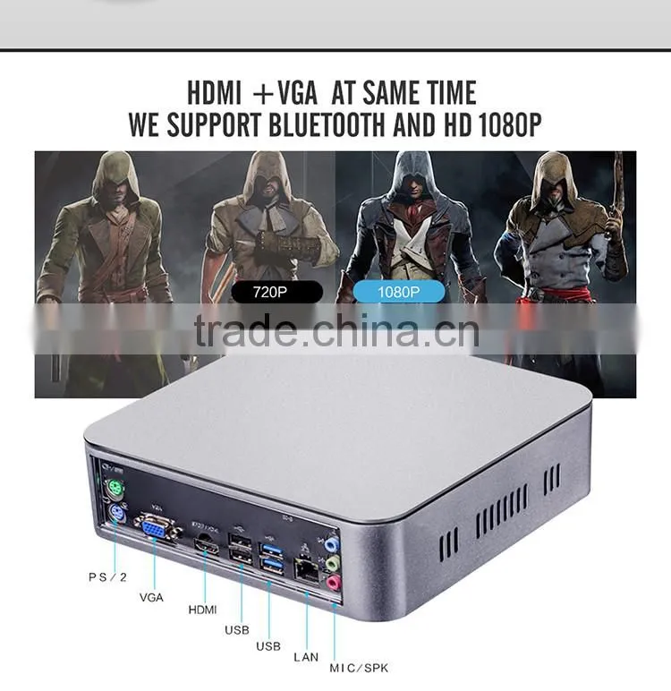 Hot Selling X25-I7 2600s 8G RAM 128G SSD Desktop Computers Mini Pc Board i5 Barebone Support Linux/Ubuntu/window 7