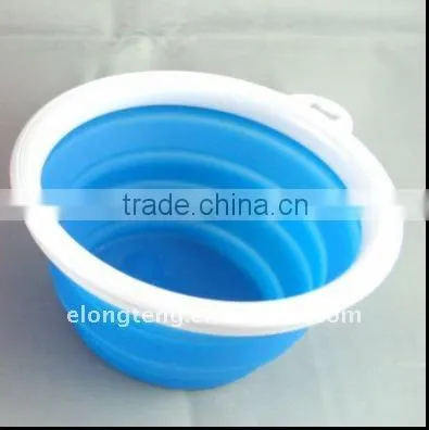 2012 New Eco-friendly Foldable Silicone Pet Bowl for Feeding