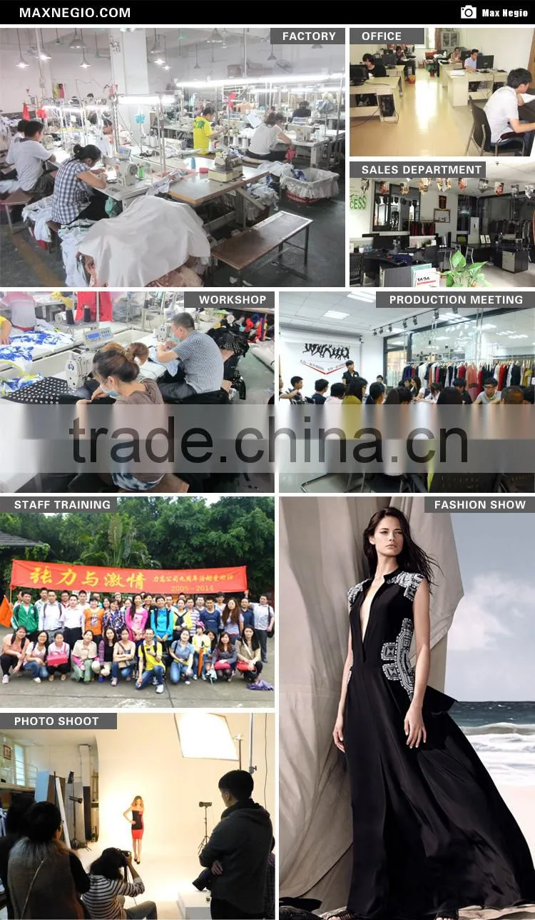 2015 Hot Selling Fashion Elegant ladies smart casual dress Guangzhou