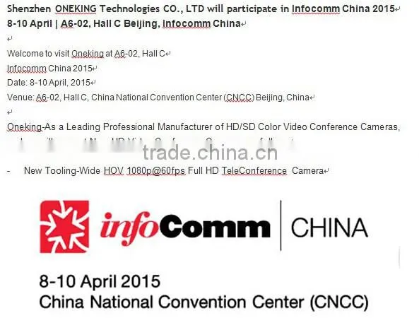 SDI Pan Tilt Video Camera Compatible With Major Video Conferencing And Lecture Capture Codec