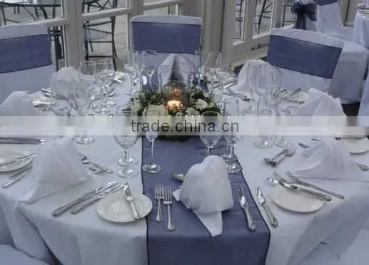 Decorative wedding sheer organza table runner