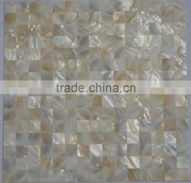 white River shell mosaic tile,seamless on mesh