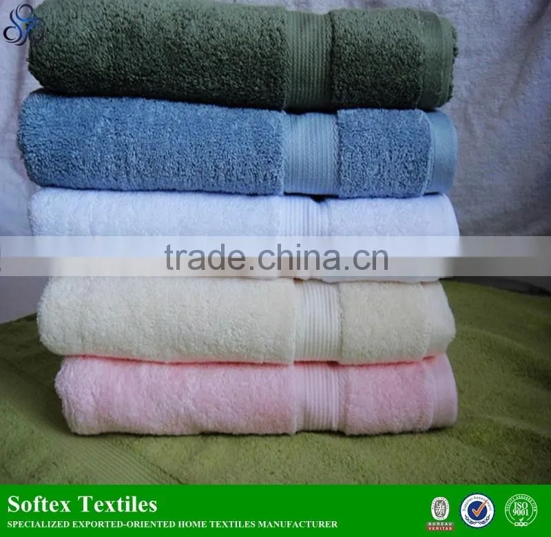 China supplier the big one highly asorbent personalized solid bath towel
