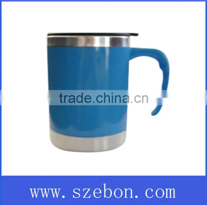 High quality customized logo metal stainless steel milkshake houseware