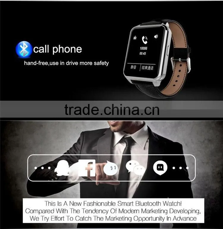 heart rate monitor and IP66 waterproof 1.54 inch IPS HD LCD capacitive touch screen smart watch model F2