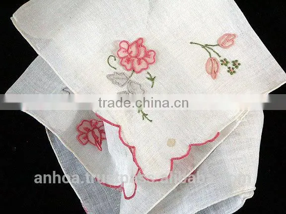 Linen embroidered placemats