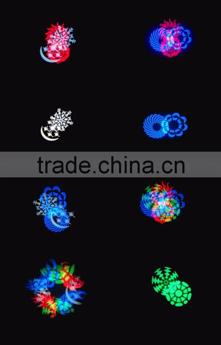 RIGEBA hot selling 8Leds 3W RGBW 4IN1 LED Eight Eyes patterns light/effect light