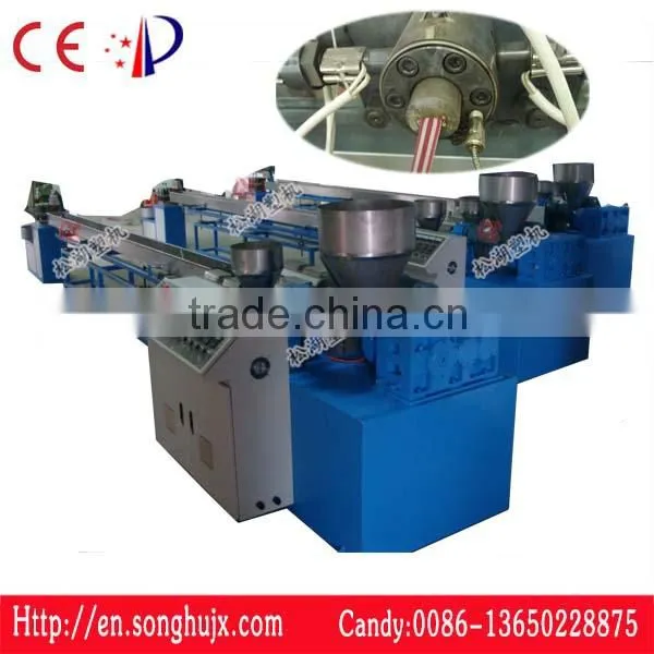 New type high efficient PP/PE/PVC artificial plastic rattan extrusion line / production line