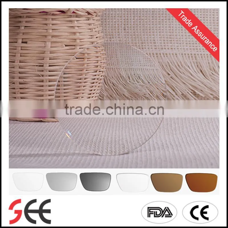 1.56 Photochrmic grey brown optical ophthalmic plastic lens
