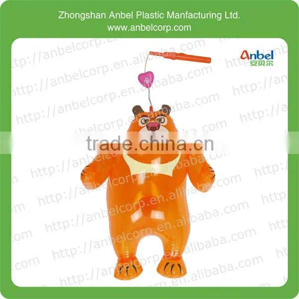 the Mid-Autumn festival indoors PVC products inflatable bear lantern