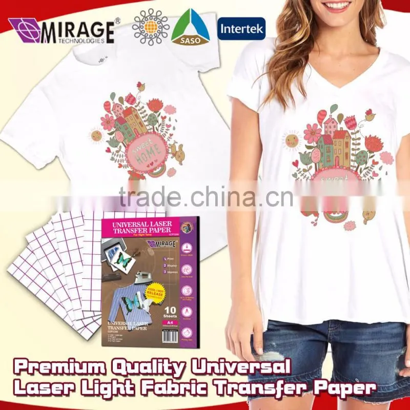 Premium Quality Universal Laser Light Fabric Transfer Paper
