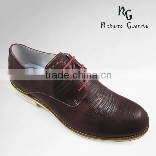 wholesale leather lace up man shoe