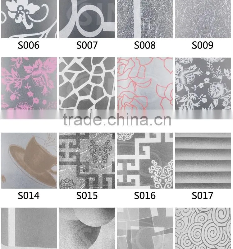 S031 Hard Carton 3-5 Years Colored Print Glass Vinyl Wrap Roll Paper