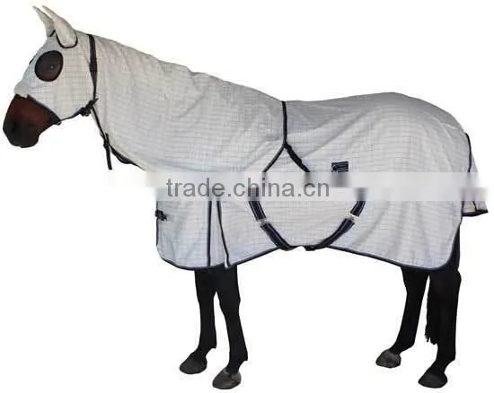 Blue Polycotton Horse Rug Sets