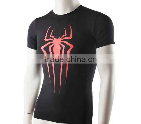 Bodybuilding Short Sleeve Marvel Cotton T Shirt Hot Items