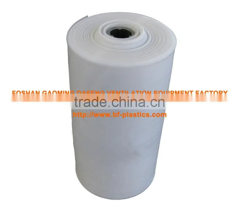 ivory plastic film air ducting for marine maintance