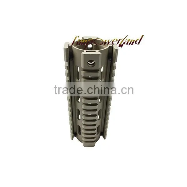 Funpowerland Generalism RIS Handguard 6.7 " Earth Tan Color Quad Rail System