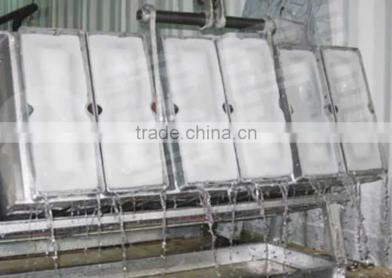 flexible pipe installation easy to move block ice plant