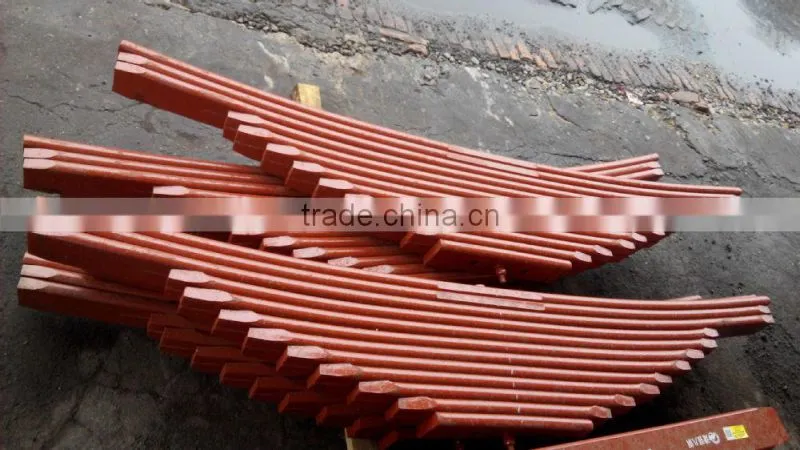 semi trailer parabolic and conventional auto parts leaf spring assembly suspension high quality