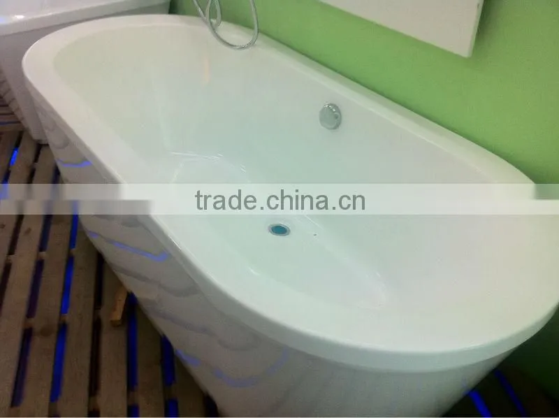 Acrylic Free Standing Bathtub Removable Bathtub