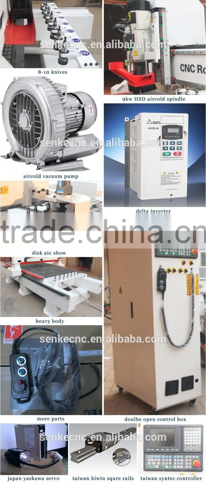 cnc router machine for wood/MDF engraving atc wood cnc router