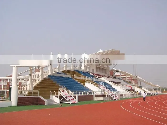 New style environmental Football sports stand architecture membrane structure PVDF