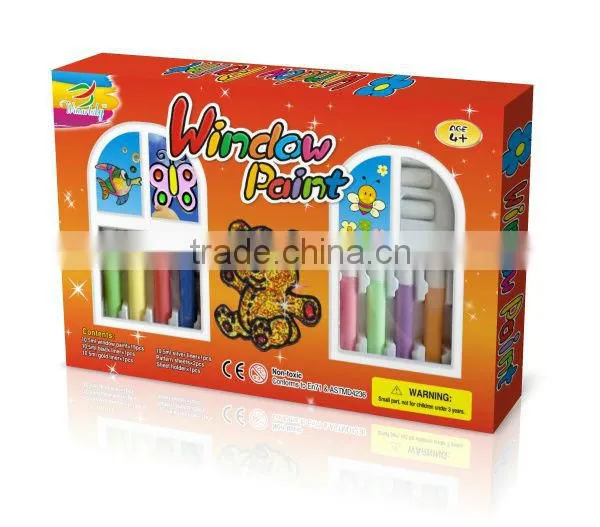 Funny paint, for kids, non-toxic,high quality, Window paint, Wd-12