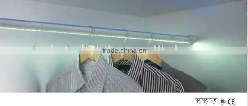 pir sensor led wardrobe light,led clothes rack light,body sensor led lights for wardrobe