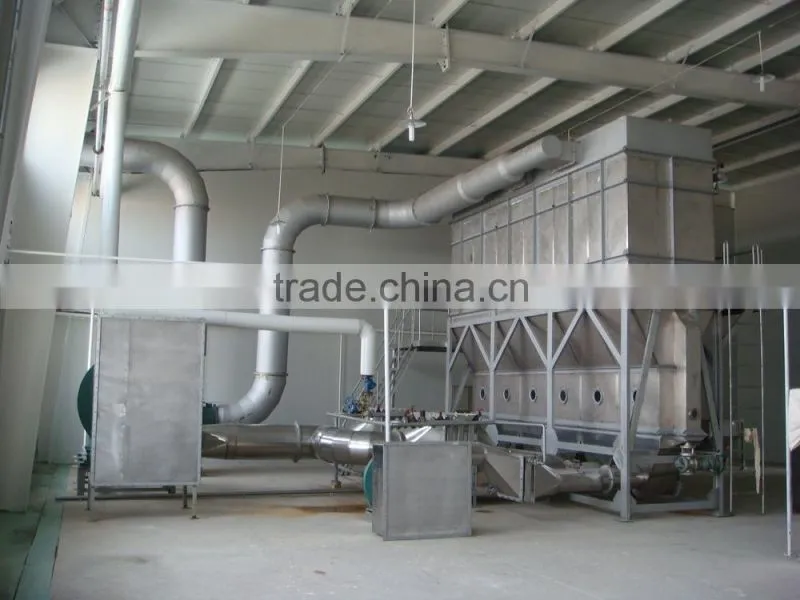 PVC resin horizontal fuid bed dryer